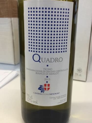 Mendrisio Quadro Bianco Di Merlot Vivino US