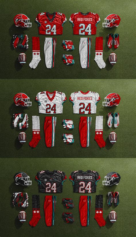 Toronto Red Foxes Nfl Expansion Team Behance