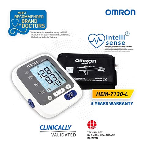 OMRON Upper Arm Blood Pressure Monitor HEM 7130