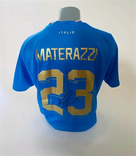 Italy - European Football League - Materazzi - Sports jersey - Catawiki