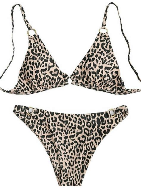 00009 Set Bikini Animal Print Τριγωνάκι Skroutz gr