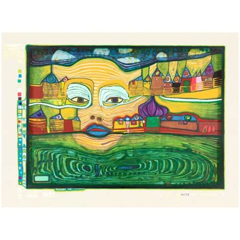 Regentag Look At It On A Rainy Day Von Friedensreich Hundertwasser