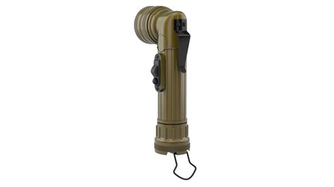 Military Flashlight 3D Model - TurboSquid 2140365