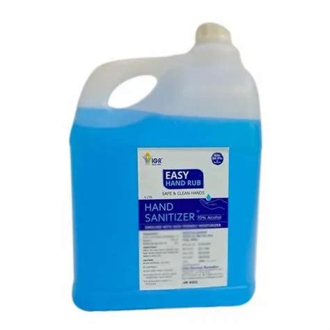 5L Easy Hand Rub Sanitizer At Rs 585 Piece Alcohol Hand Sanitizer In