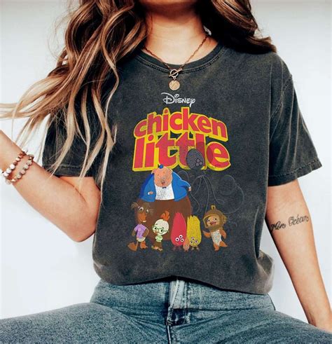 Disney Chicken Little Characters Retro Premium T-shirt, Chicken Little ...