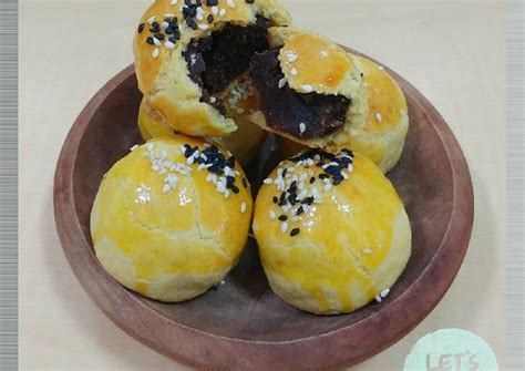 Resep Shanghai Mooncake Pia Kacang Merah Oleh Lim Sri Kumalawati