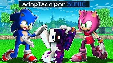 Adoptado Por SONIC LA PELICULA En Minecraft YouTube