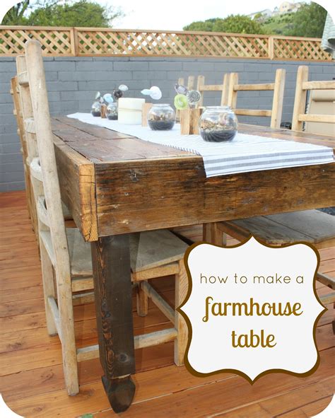 Look What Jeff Did Diy Farmhouse Table