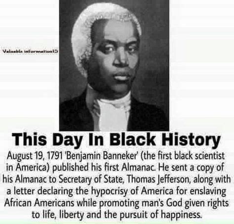 Benjamin Banneker First Black Scientist Black Scientists Black