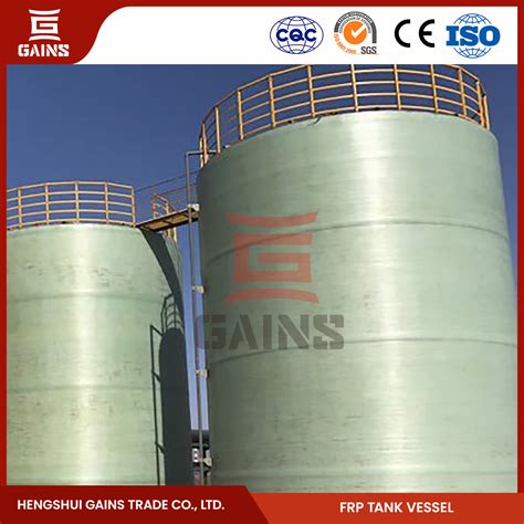 Gains Large Field Wound Frp Underground Storage Tanks Factory China Frp