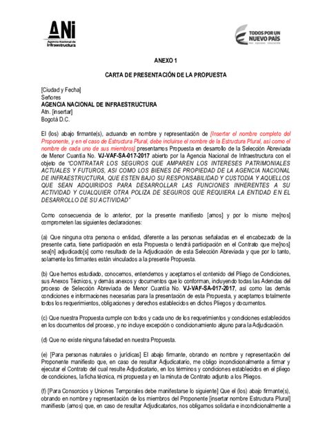 Completable En L Nea Proponente Y En El Caso De Estructura Plural