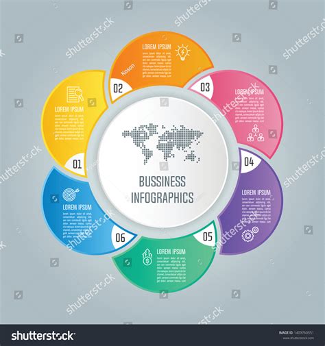 Creative Concept Infographic 6 Options Parts Stock Vector Royalty Free 1409760551 Shutterstock