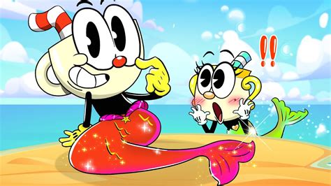 Cuphead Mermaid Story Cuphead Love Mermaid Chalice Sad Story The