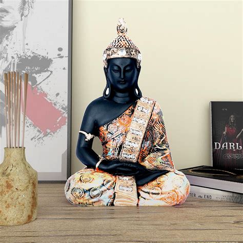 Meditating Buddha Sculpture - WallMantra