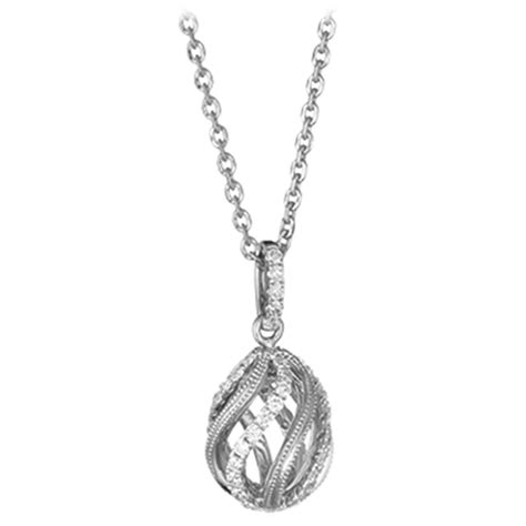 Tsars Collection Collana In Argento Bianco Handmade In Swiss