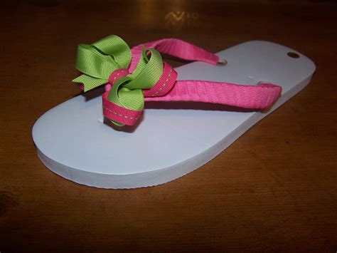 Ribbon Bow Flip Flops Decorative Packaging Ribbon Flip Flops Diy