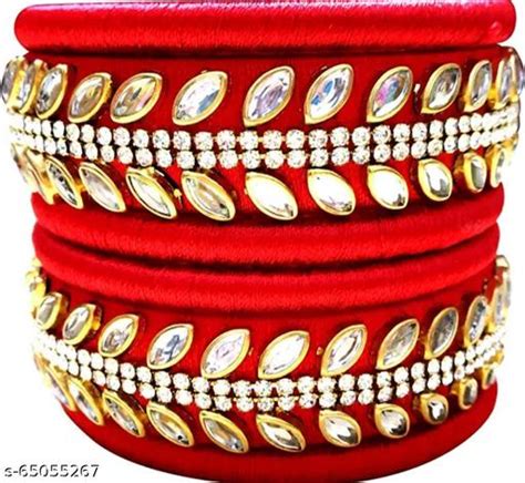 Silk Thread Bangles Silk Chooda Silk Set Silk Bangles Set