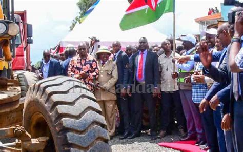 Ruto Launches Sh6 7 Billion Stalled Roads In Bomet Kajiado The Standard