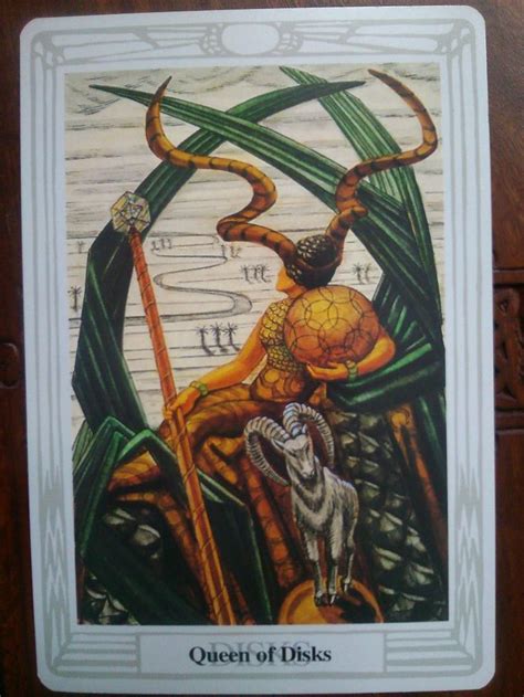 Queen Of Disks Thoth Tarot Card Tutorial Esoteric Meanings