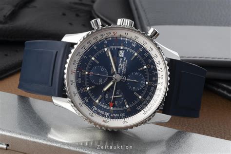 Breitling Navitimer World Chronograph Steel Automatic Kal B Ref