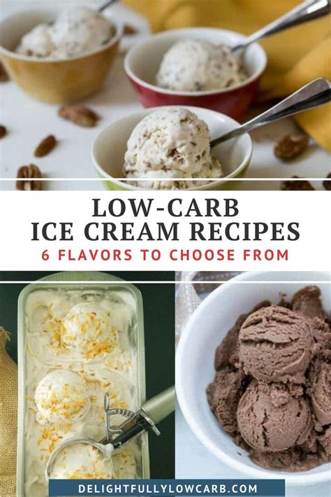 Homemade Low Carb Ice Cream Recipes - Delightfully Low Carb