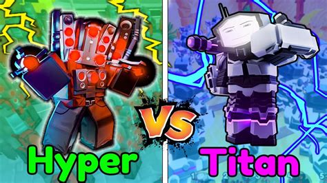 100 Titan Sigma Man Vs 100 Hyper Speakerman In Toilet Tower Defense