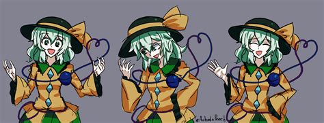 Koishi catching her prey [Koishi x Satori] : r/touhou_yuri