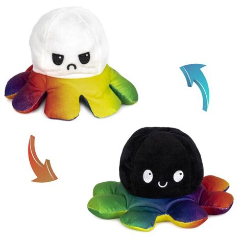 Peluche Polvo Reversível Paul Emoji Preto Multicolor 3 Meses