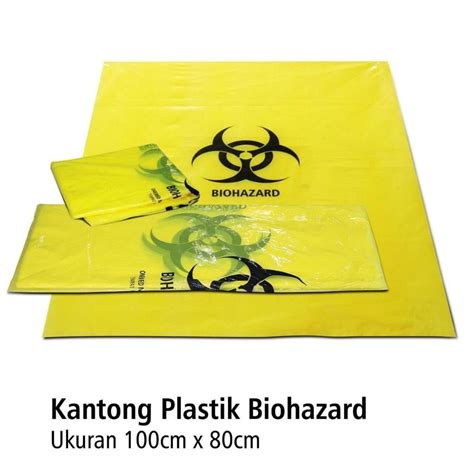 Jual Kantong Plastik Kresek Kuning Sampah Medis Biohazard Bio Hazard