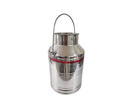 Jumbo Stainless Steel Liter Milk Can Pot Jar Barni Dairy Farm At Rs