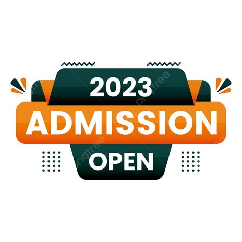 2023 Admission Open Banner Transparent Background, Admission Started ...