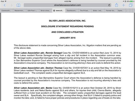 Independent American CommunitiesDid pending HOA lawsuit prompt fight