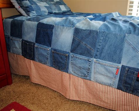 Hideaway Girl Country Living Denim Quilt Blue Jean Quilts Sewing Jeans