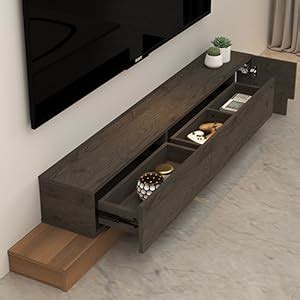 Amazon Bixiaomei Retractable TV Stand Solid Wood Minimalist TV