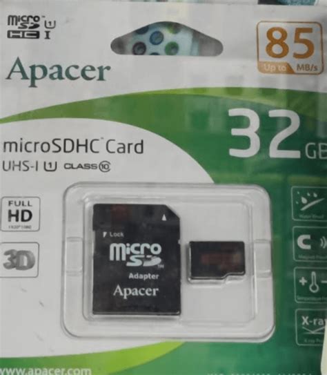 Original Apacer R85 32GB Micro SD Memory Card Class 10 With Adapter