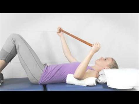 Cane External Rotation Stretch Youtube