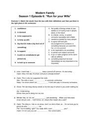 Modern Family Season 1 Episode 6 - ESL worksheet by mariiabarskaia