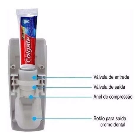 Dispenser Autom Tico Pasta De Dente Suporte Escovas Banheiro Submarino