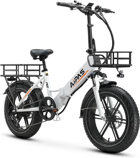 Amazon Aipas Folding Electric Bike 20 X 4 0 Fat Tire Electric