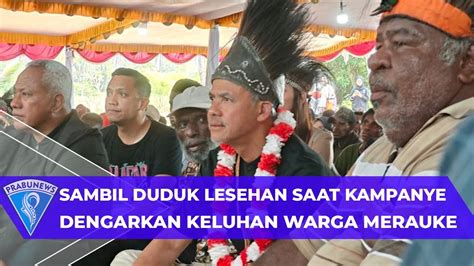 Sambil Duduk Lesehan Ganjar Dengarkan Keluhan Dan Aspirasi Warga