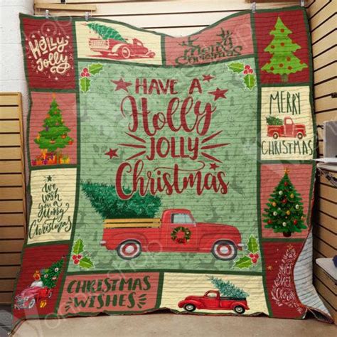 Red Truck Christmas Blanket Bluefink