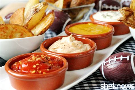 Bake 'em, dip 'em, eat 'em: Steak fries with 4 dipping sauces