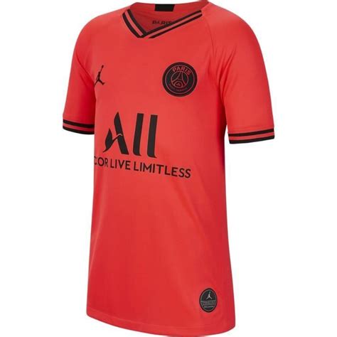 Maillot Nike Psg Jordan Exterieur 2019 20 Orange Enfant Cdiscount Sport