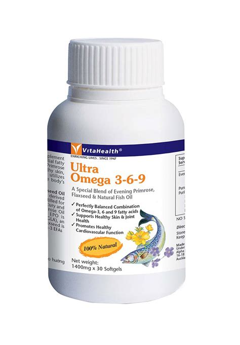 VH Ultra Omega 3 6 9 cung cấp omega 3 6 9 từ động vật và thực vật