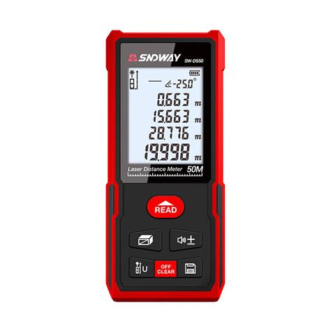 Laser Distance Meter Sndway Sw Ds Range M