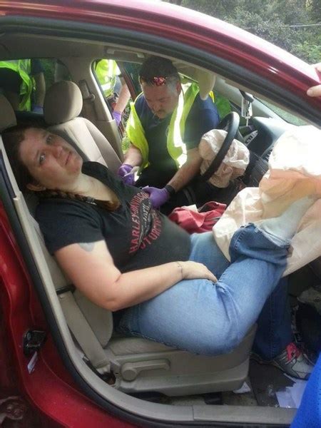 Never Put Your Feet On The Dashboard Woman Warns After Crash