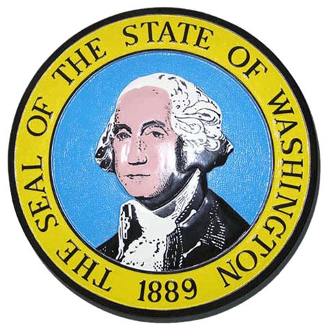 Buy Washington State Seals Official Wooden Plaques And Podium Logo Emblems