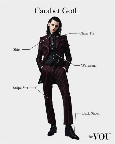 Cabaret Goth Outfit Idea For Men Goth Outfit Ideas Goth Fashion