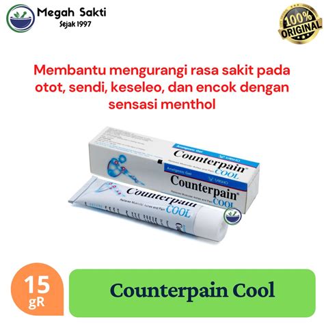 Jual Megah Sakti Counterpain Cool Gr Gel Pereda Nyeri Otot