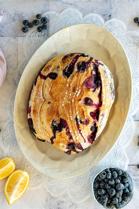 Sourdough Blueberry Lemon Artisan Bread Artofit